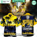 Michigan Wolverines 2023 National Championship Hawaiian Shirt, Shorts