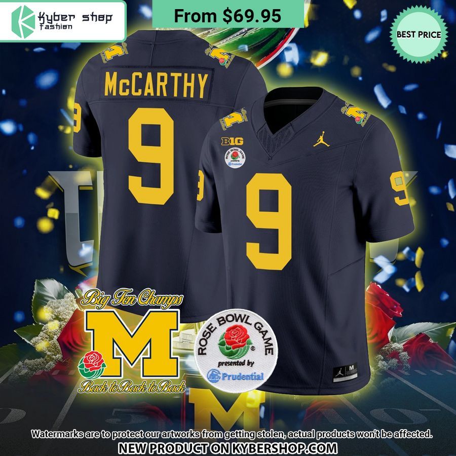 Michigan Wolverines McCarthy Football Jersey