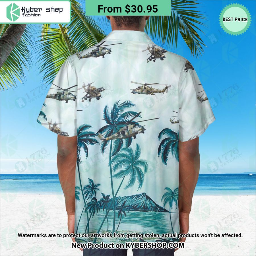 Mil Mi-24 Palm Hawaiian Shirt