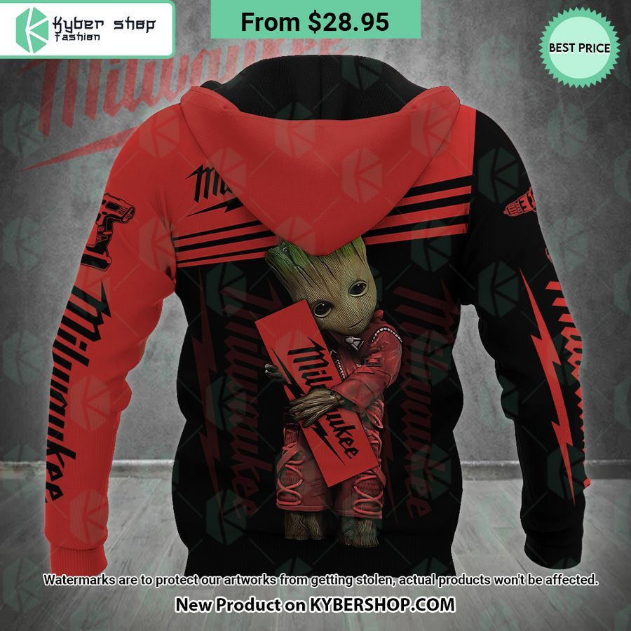 Milwaukee Baby Groot CUSTOM Hoodie