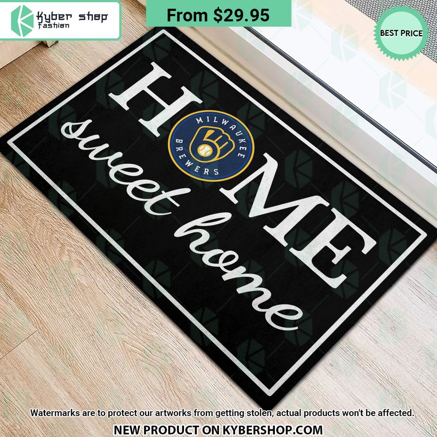 Milwaukee Brewers Home Sweet Home Doormat