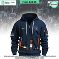 Minnesota Timberwolf Half Zip Heavy Hoodie