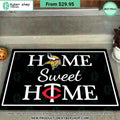 Minnesota Twins Minnesota Vikings Home Sweet Home Doormat
