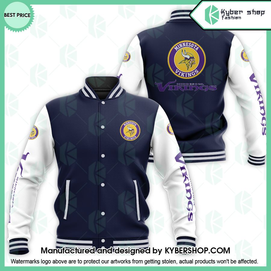 Minnesota Vikings Baseball Jacket