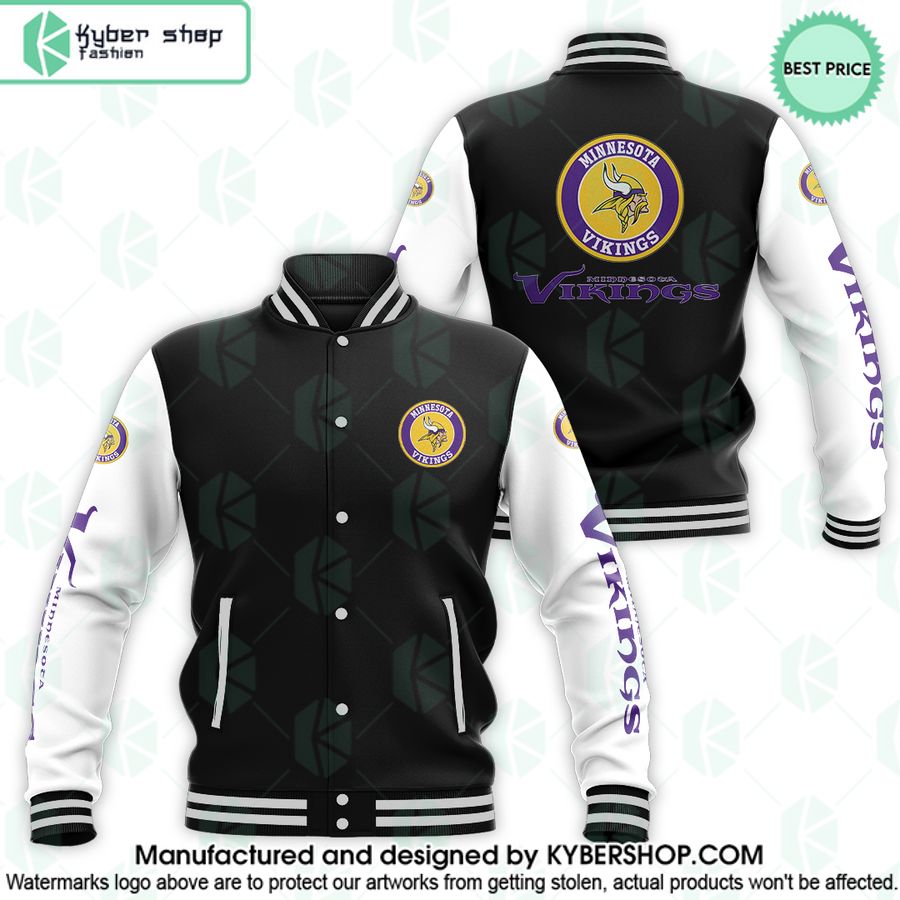 Minnesota Vikings Baseball Jacket