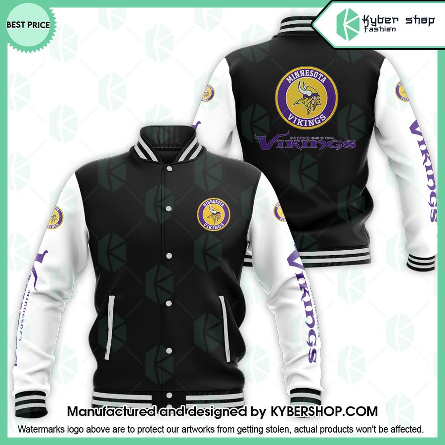 Minnesota Vikings Baseball Jacket