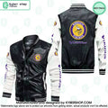Minnesota Vikings Leather Bomber Jacket
