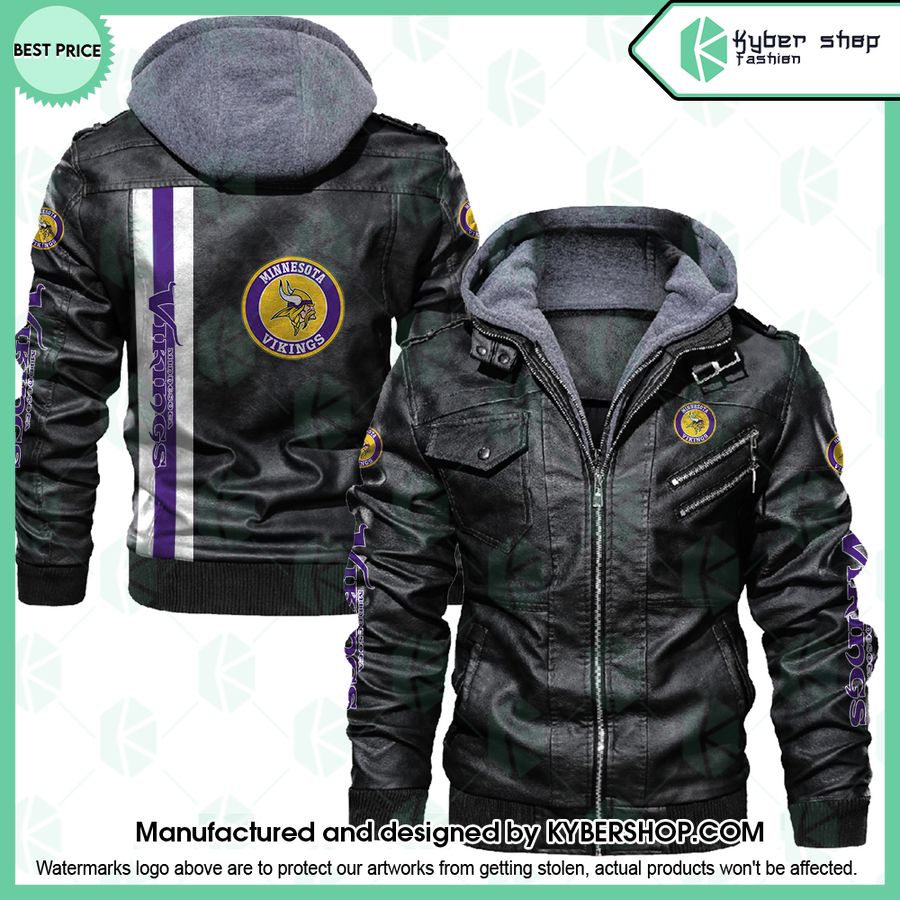 Minnesota Vikings Leather Jacket