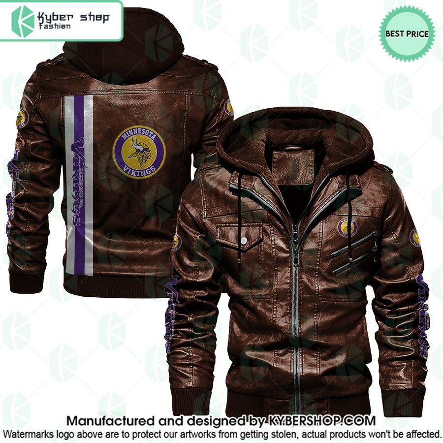 Minnesota Vikings Leather Jacket