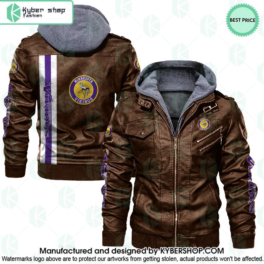 Minnesota Vikings Leather Jacket