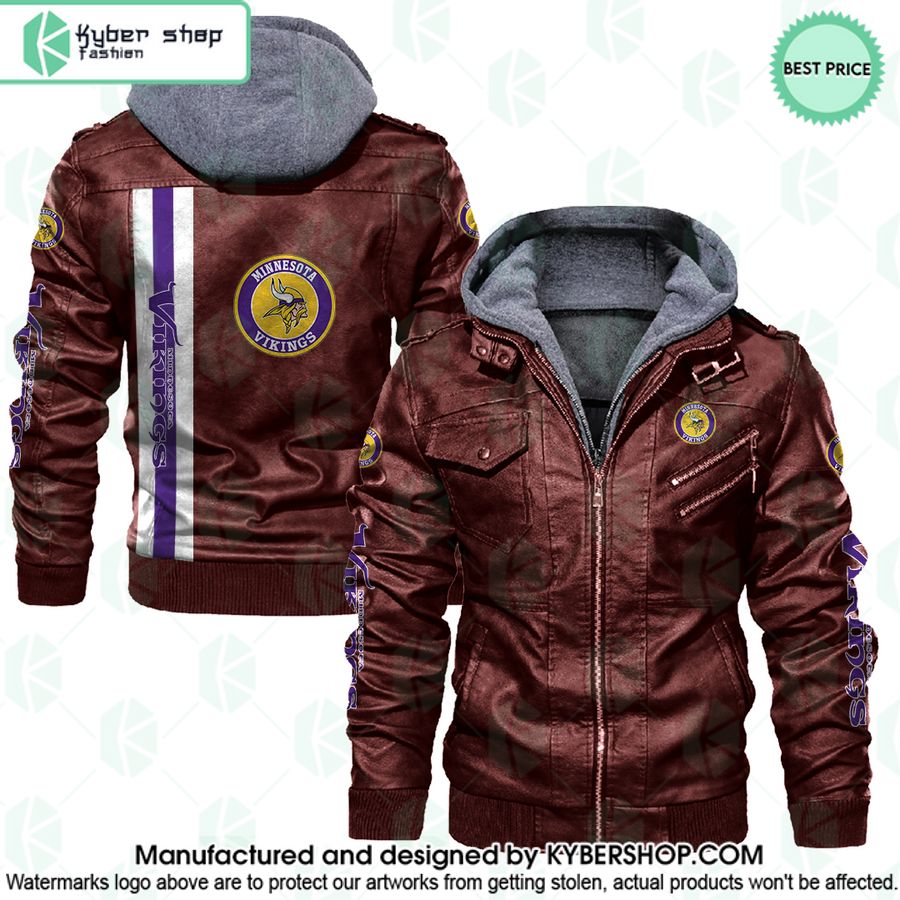 Minnesota Vikings Leather Jacket
