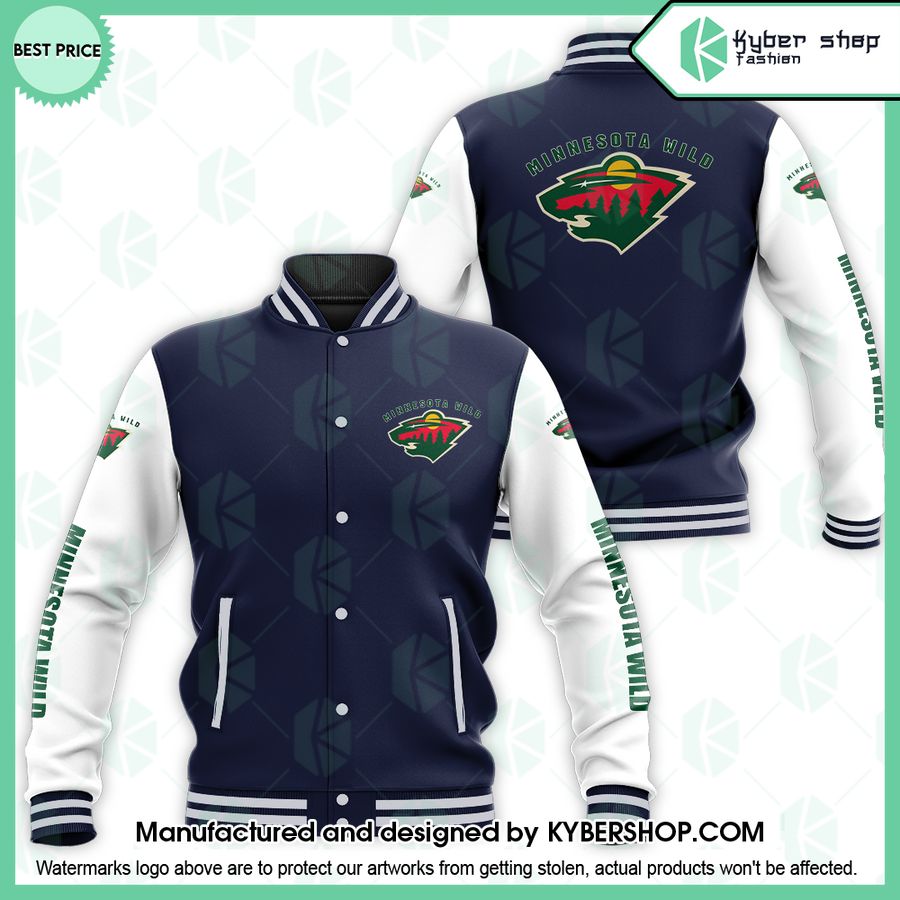 Minnesota Wild Baseball Jacket