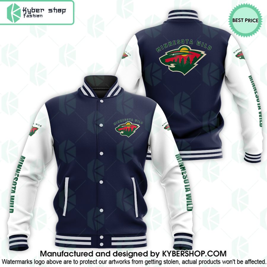 Minnesota Wild Baseball Jacket