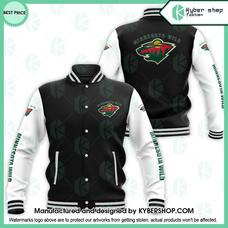 Minnesota Wild Baseball Jacket