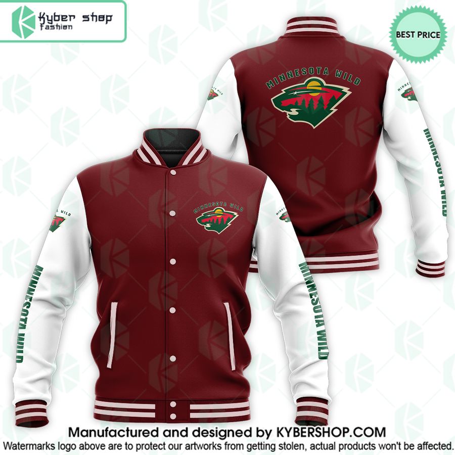 Minnesota Wild Baseball Jacket