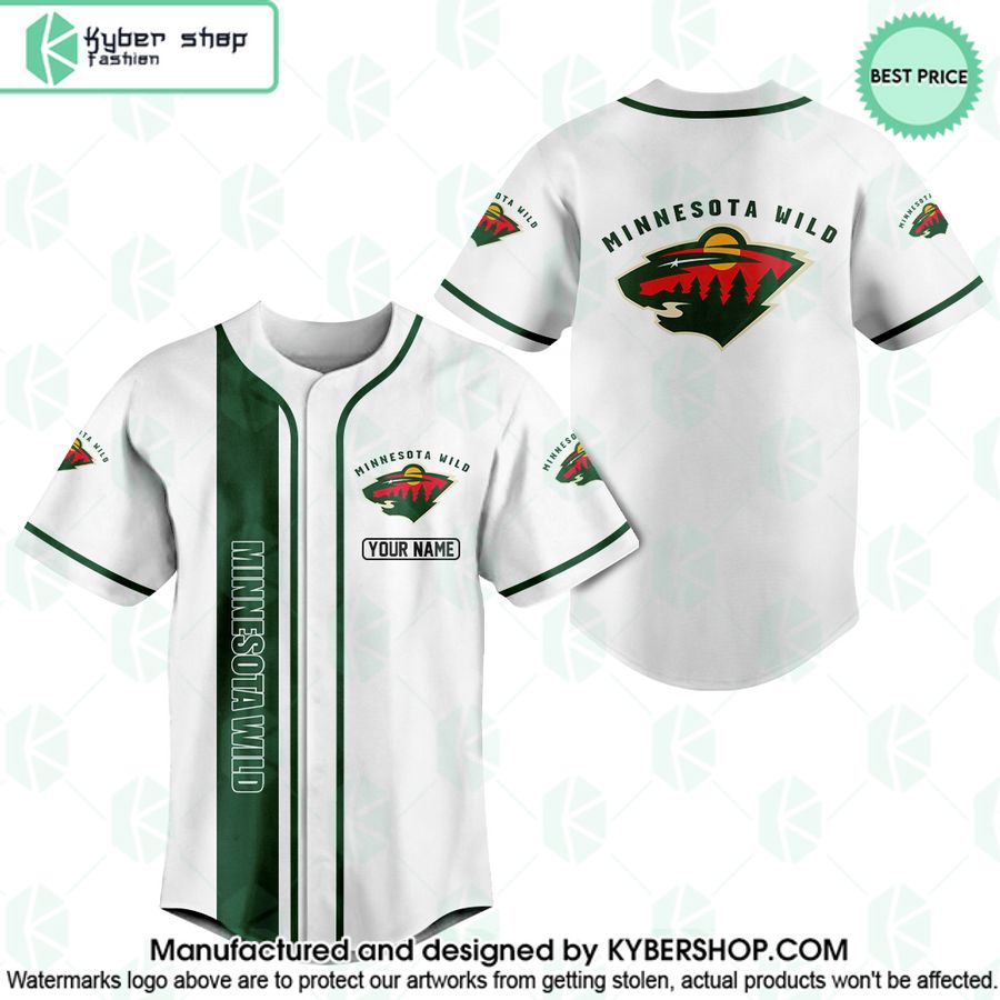 Minnesota Wild CUSTOM Baseball Jersey