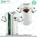 Minnesota Wild CUSTOM Baseball Jersey