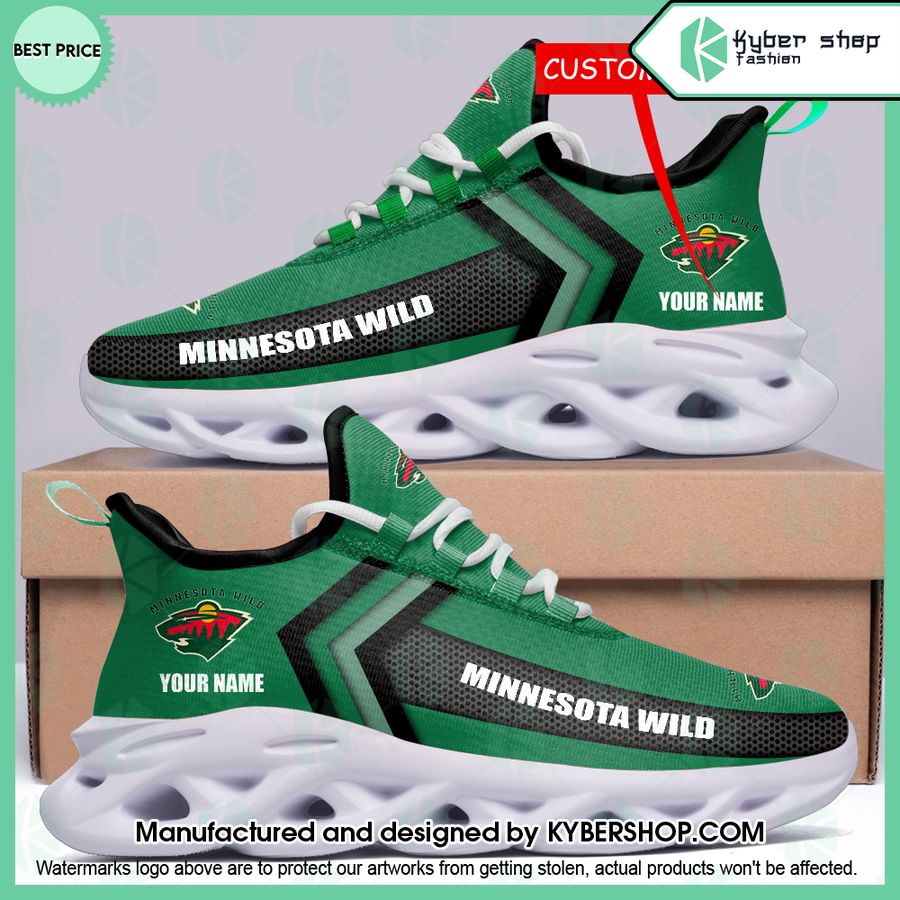Minnesota Wild CUSTOM Max Soul Shoes