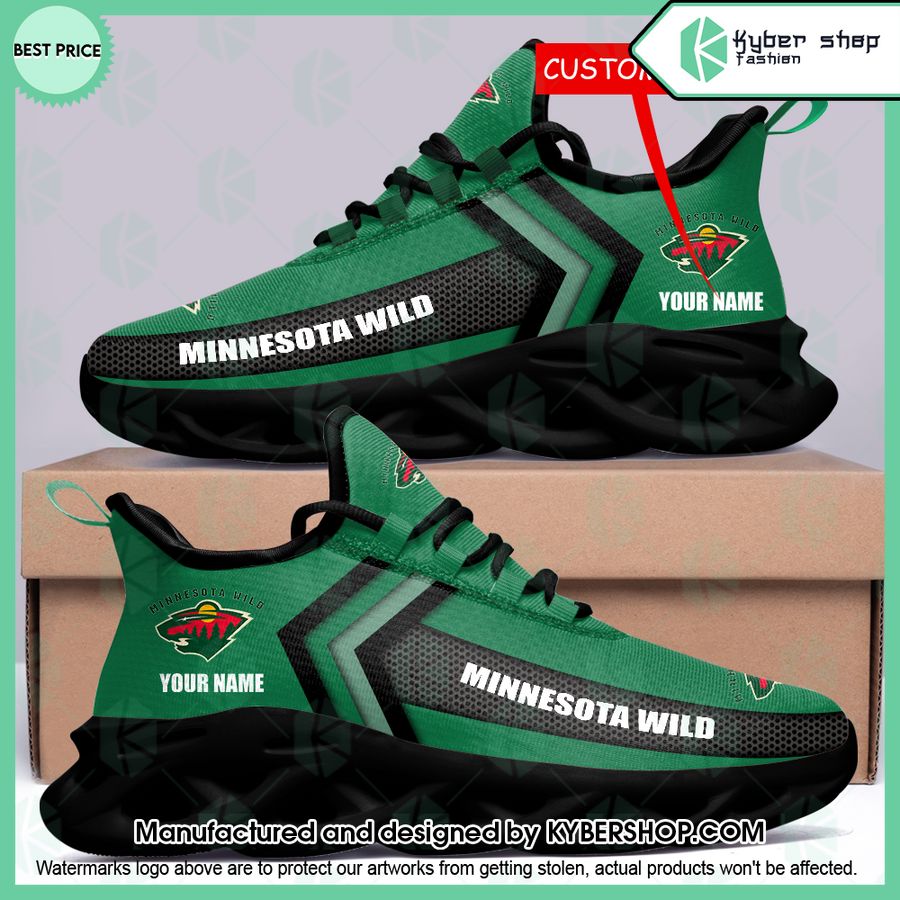 Minnesota Wild CUSTOM Max Soul Shoes