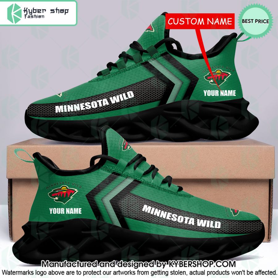 Minnesota Wild CUSTOM Max Soul Shoes