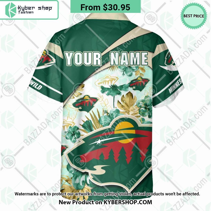 Minnesota Wild custom personalized Hawaiian Shirt