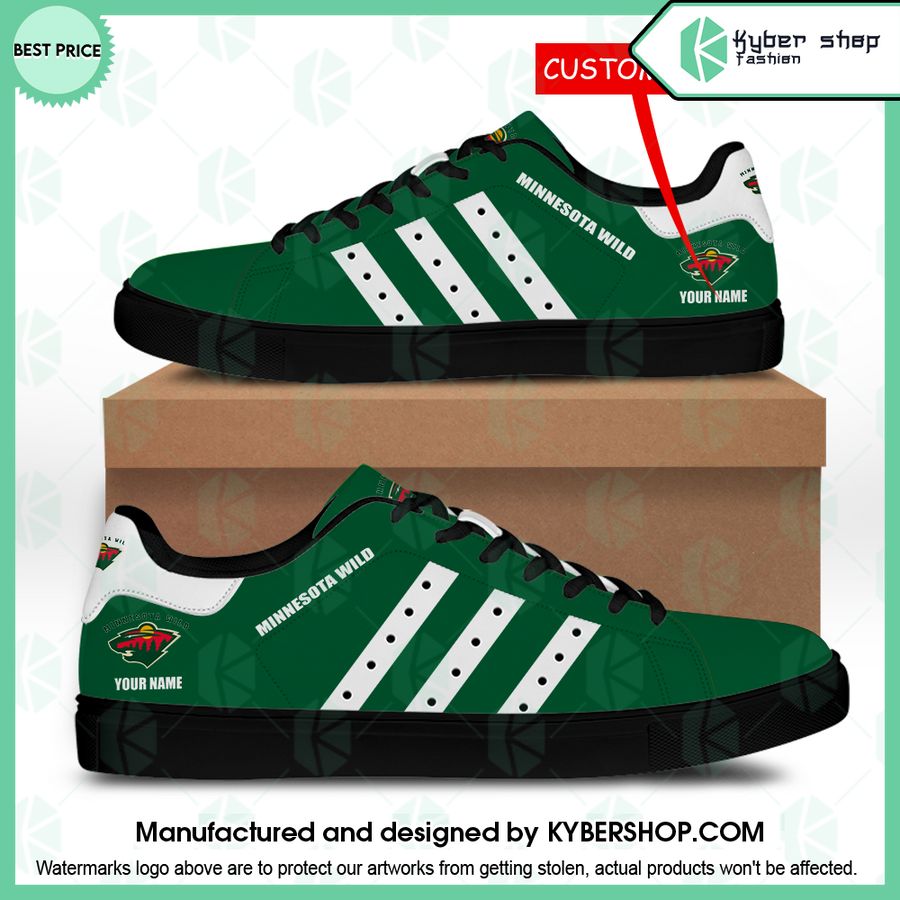 Minnesota Wild CUSTOM Stan Smith Shoes
