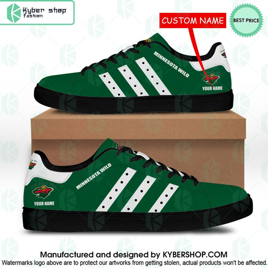 Minnesota Wild CUSTOM Stan Smith Shoes