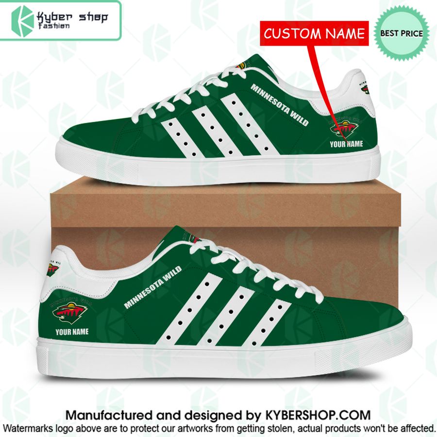 Minnesota Wild CUSTOM Stan Smith Shoes