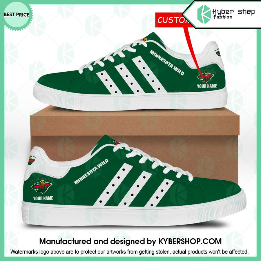 Minnesota Wild CUSTOM Stan Smith Shoes