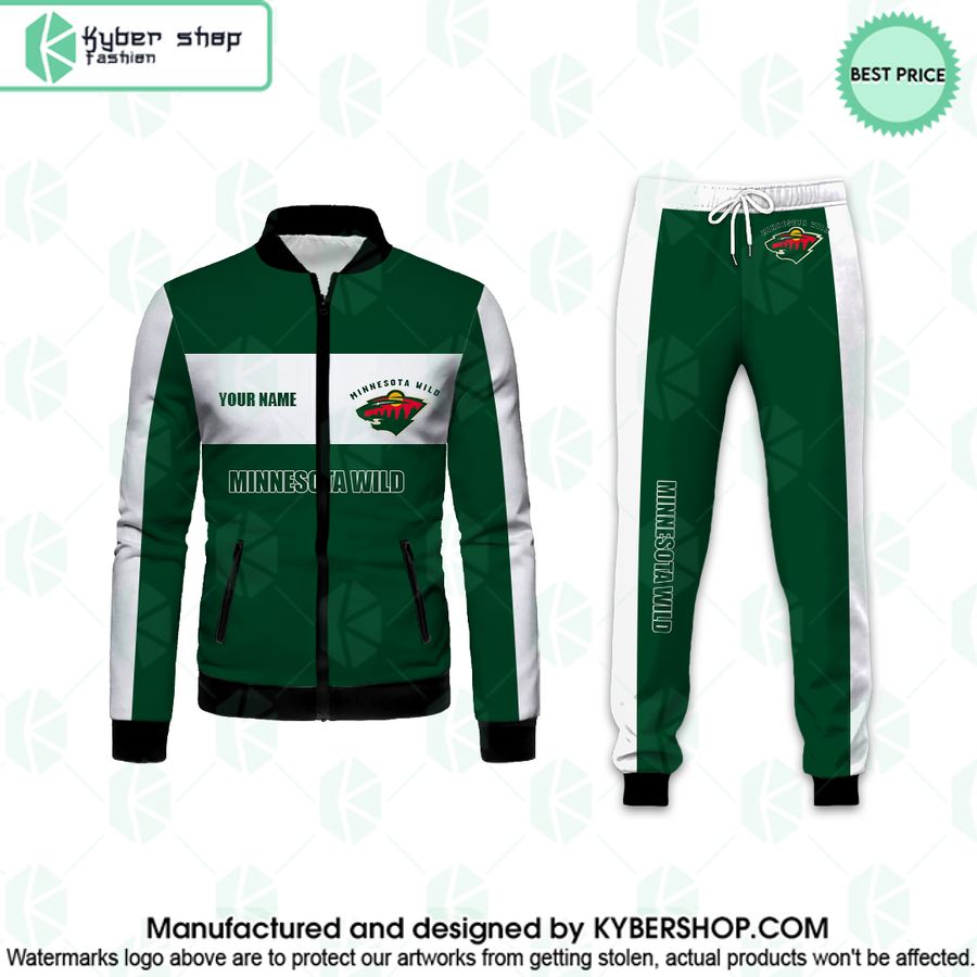 Minnesota Wild CUSTOM Tracksuit Jacket
