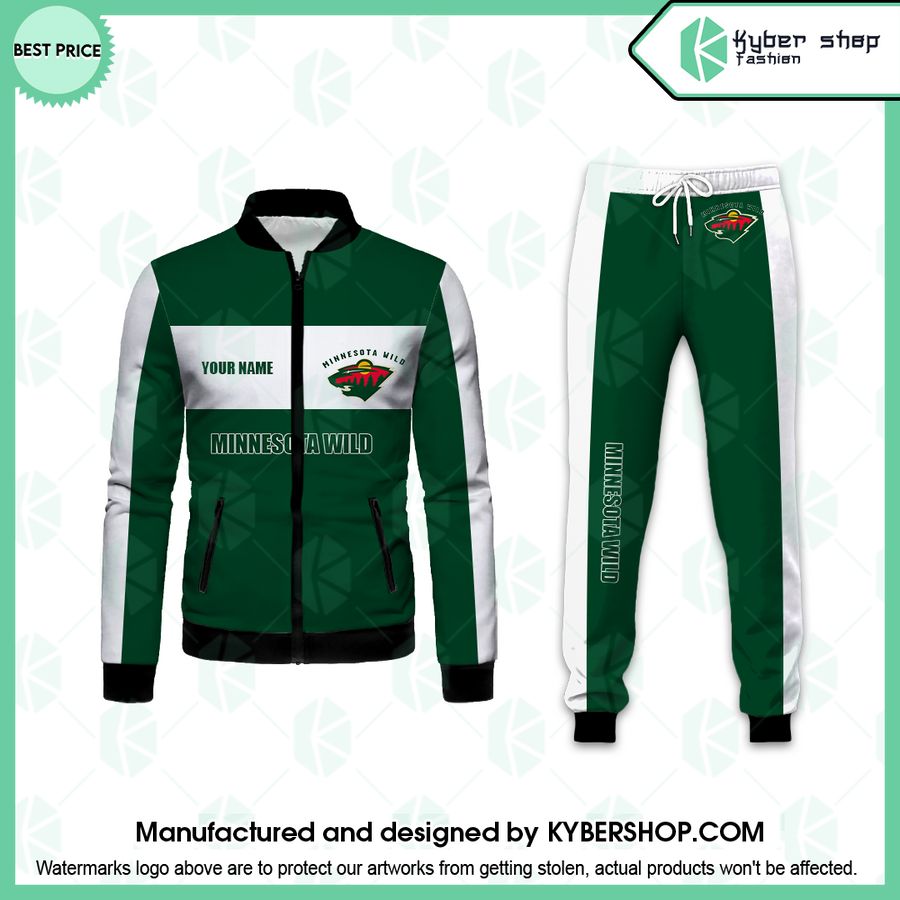 Minnesota Wild CUSTOM Tracksuit Jacket