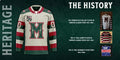 Minnesota Wild Heritage Concepts team logo Hockey Jersey