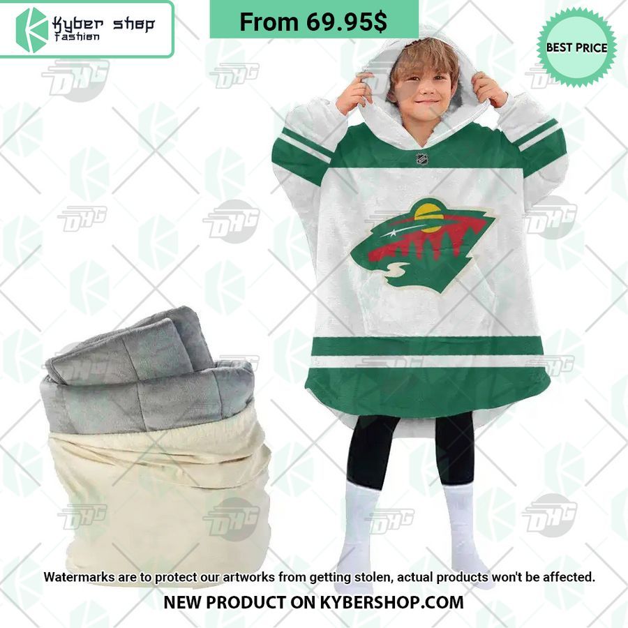 Minnesota Wild Hoodie Blanket