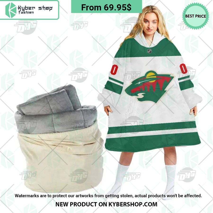Minnesota Wild Hoodie Blanket