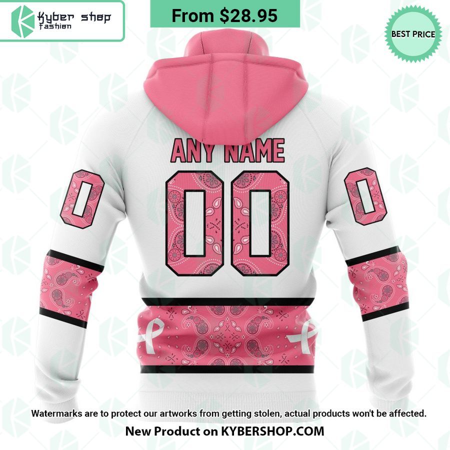 Minnesota Wild In October We Wear Pink Breast Cancer Hoodie