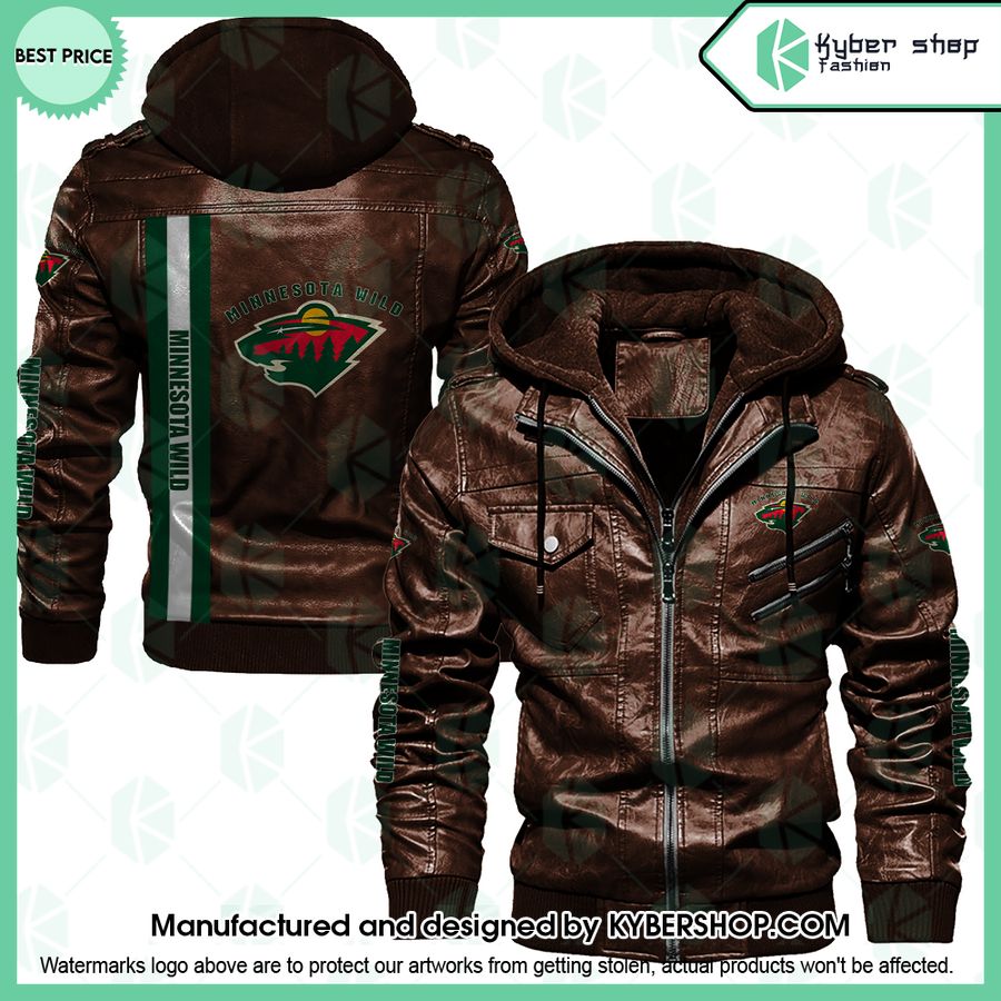 Minnesota Wild Leather Jacket