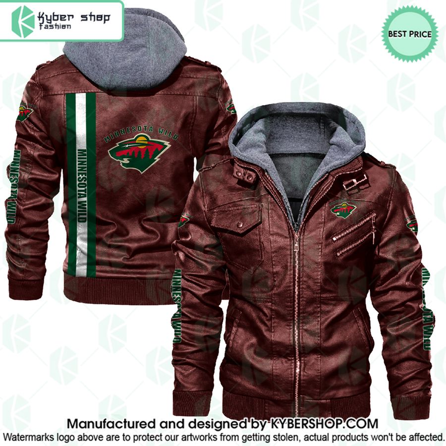 Minnesota Wild Leather Jacket