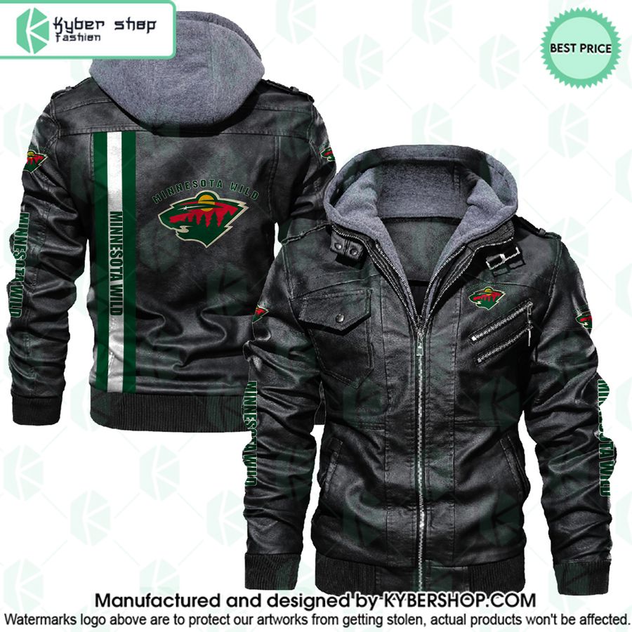 Minnesota Wild Leather Jacket