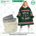 Minnesota Wild Mpls St Paul Hoodie Blanket