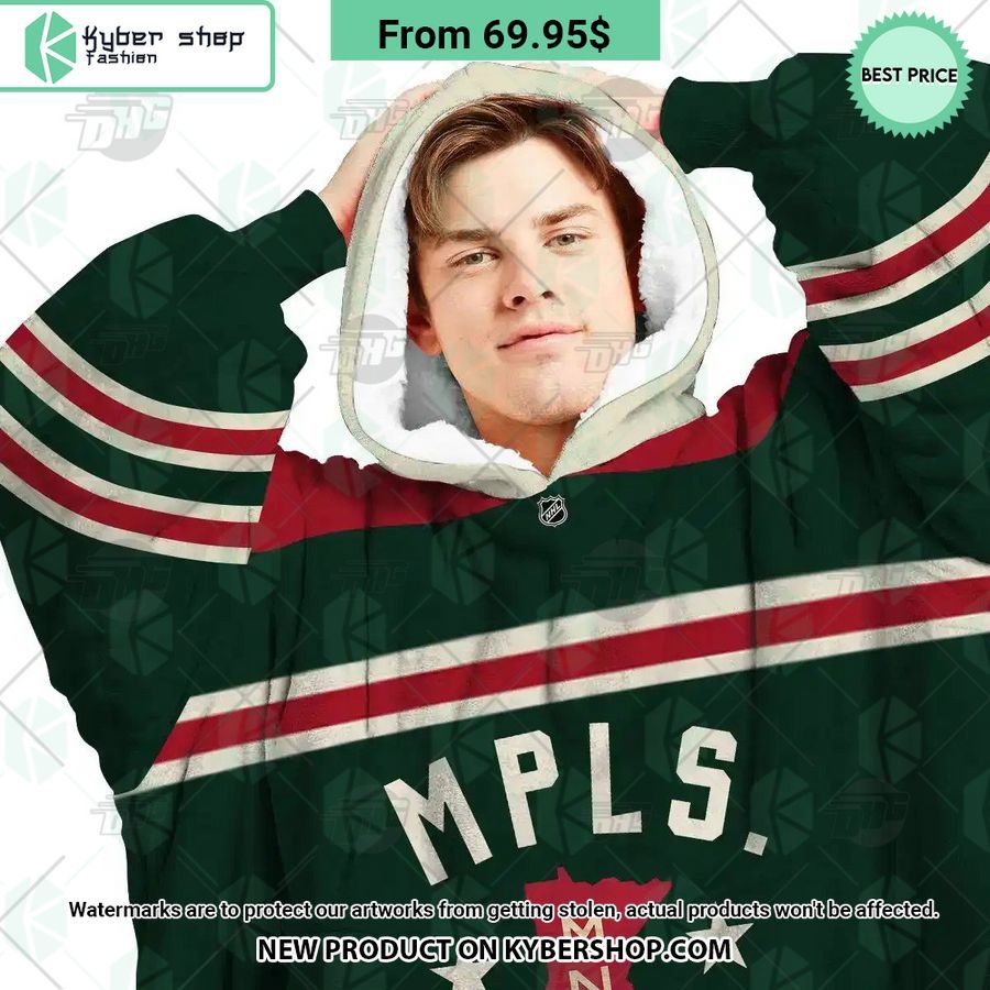 Minnesota Wild Mpls St Paul Hoodie Blanket