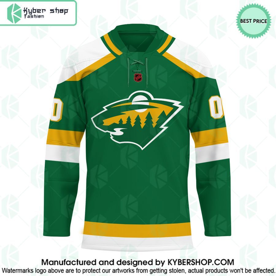 Minnesota Wild Reverse Retro CUSTOM Hockey Jersey