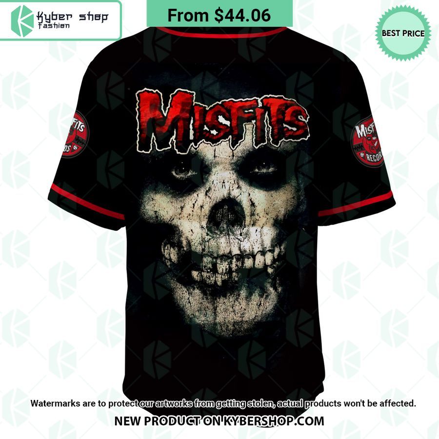 Misfits Skull CUSTOM Baseball Jersey