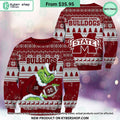 Mississippi State Bulldogs Grinch Christmas Sweater
