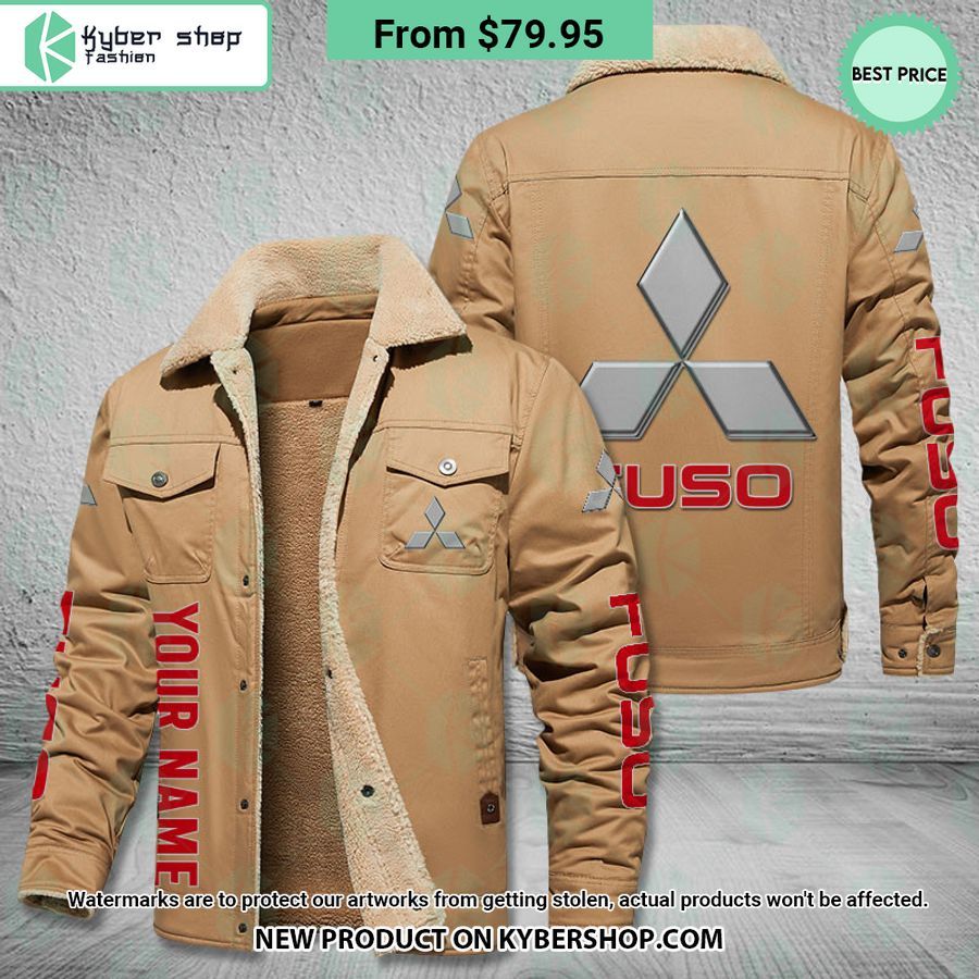 Mitsubishi Fuso CUSTOM Fleece Leather Jacket