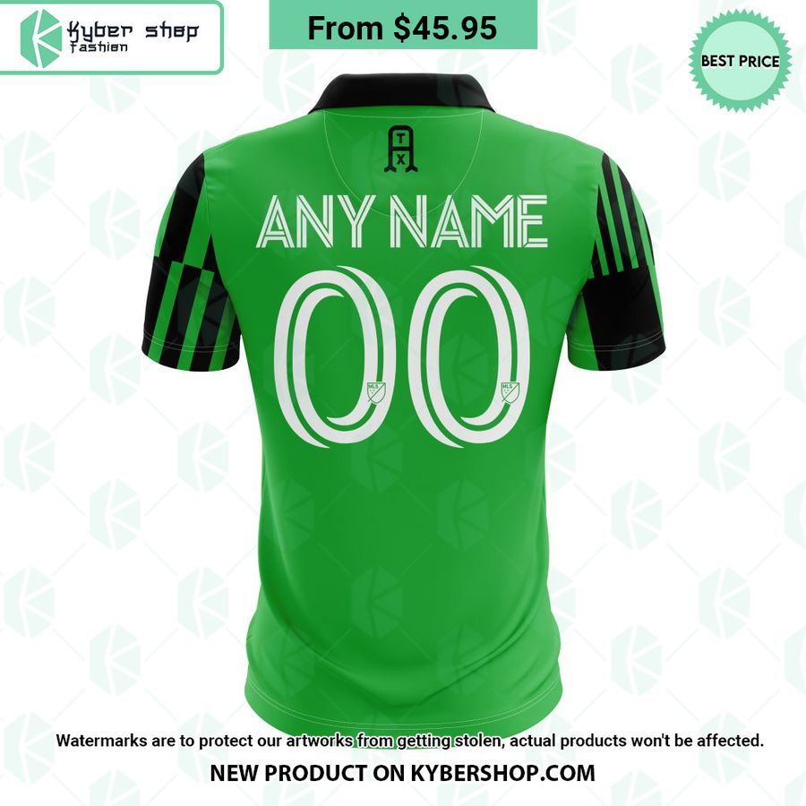 MLS Austin FC 2023 Home Las Voces CUSTOM Polo Shirt