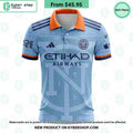MLS New York City FC 2023 Home The Interboro CUSTOM Polo Shirt