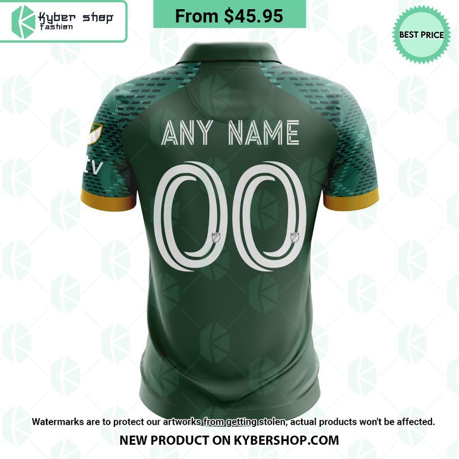 MLS Portland Timbers 2023 Home Portland Plaid CUSTOM Polo Shirt
