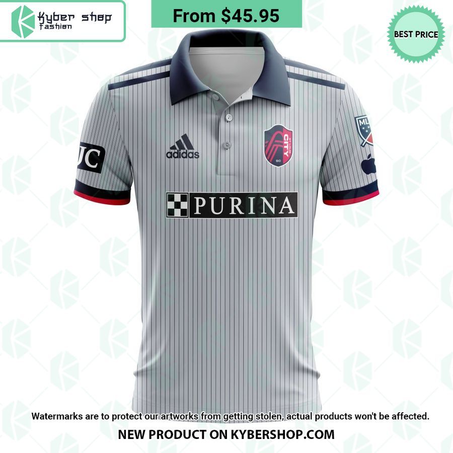 MLS St. Louis City SC 2023 Away The Spirit CUSTOM Polo Shirt