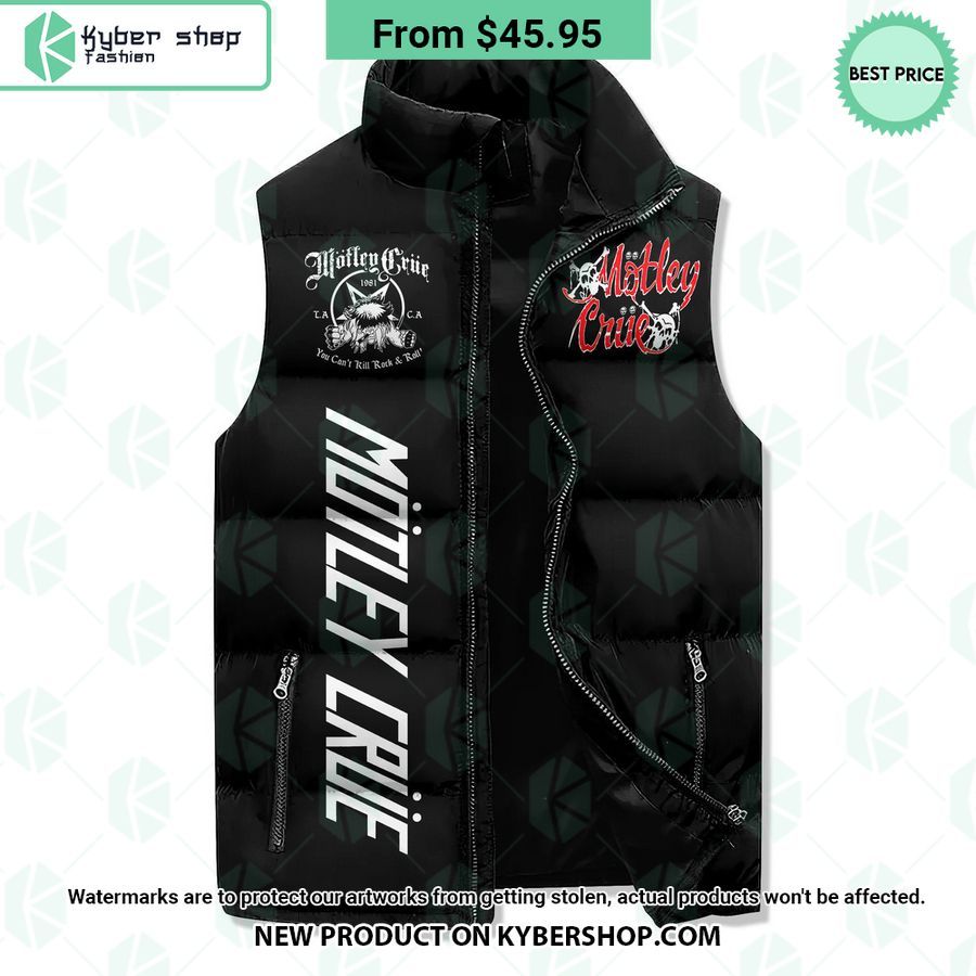 Mötley Crüe Sleeveless Puffer Jacket