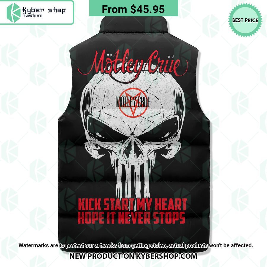 Mötley Crüe Sleeveless Puffer Jacket